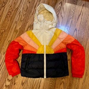 Marine Layer EUC Archive Apres Sunset Puffer - Medium / Navy Sun coat jacket